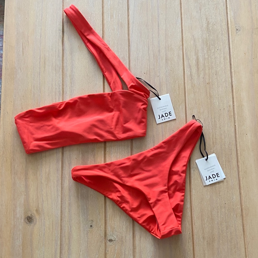 *authentic* Jade Swim Bikini SET: NWT XS Glow